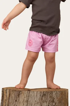 Discount Ringers Western Ringers Babies Footy Short - Pastel Pink / Candy