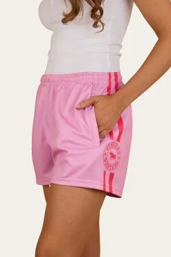 Sale Ringers Western Ringers Footy Short - Pastel Pink