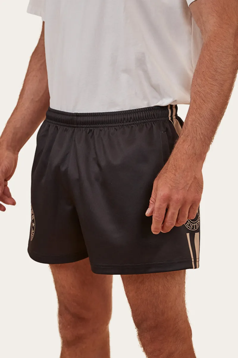 Ringers Western Ringers Footy Shorts - Black