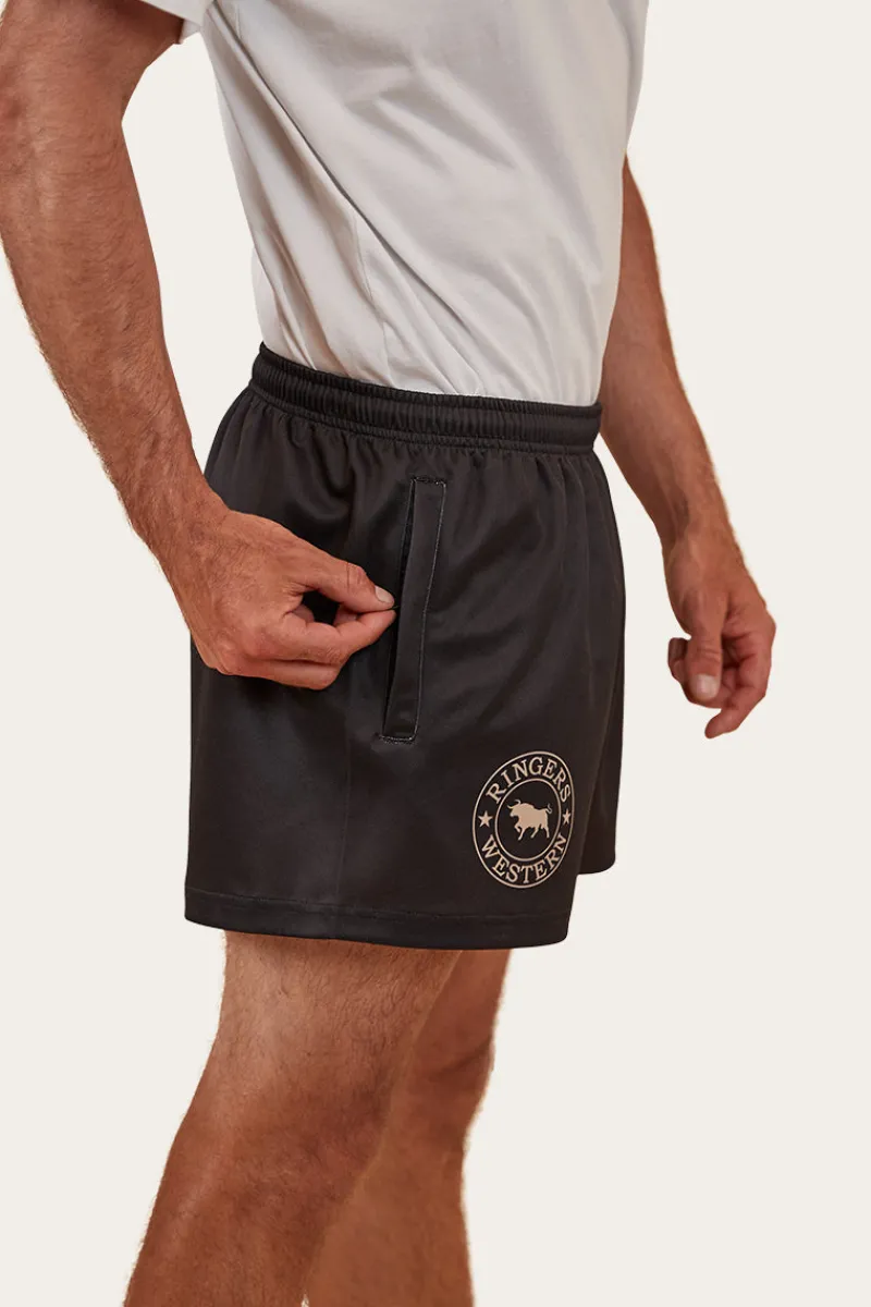 Ringers Western Ringers Footy Shorts - Black