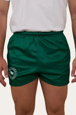 Hot Ringers Western Ringers Footy Shorts - Lake Green