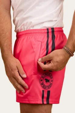 Sale Ringers Western Ringers Footy Shorts - Melon