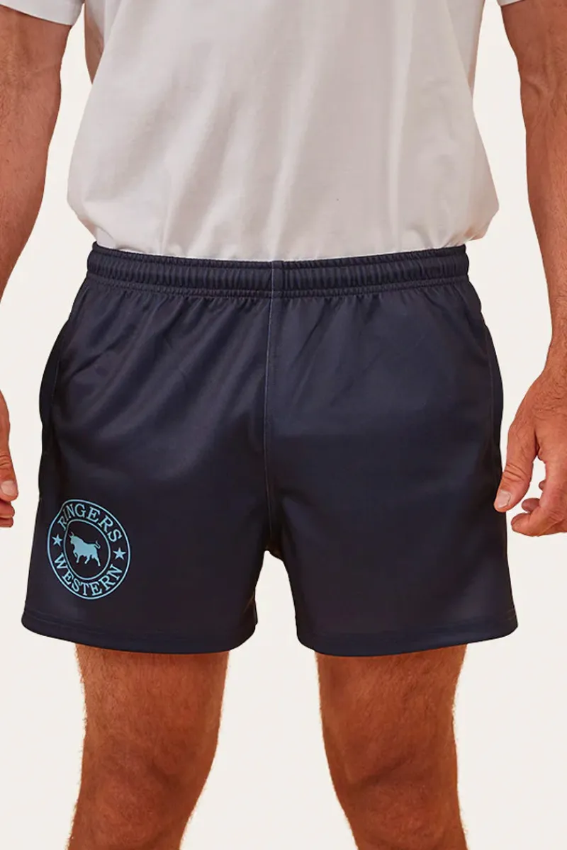 New Ringers Western Ringers Footy Shorts - Navy