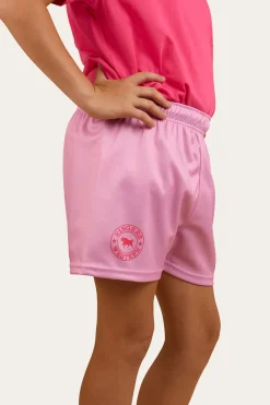 Best Ringers Western Ringers Kids Footy Shorts - Pastel Pink