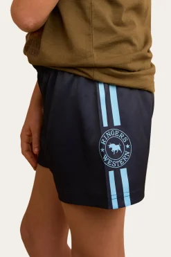 Hot Ringers Western Ringers Kids Footy Shorts - Navy