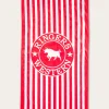 Ringers Western Ringers Stripe Towel - Red