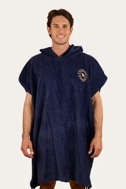 New Ringers Western Hooded Towel - Navy