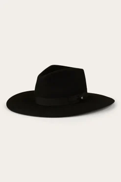 New Ringers Western Rivercrossing Felt Hat - Black