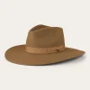 Clearance Ringers Western Rivercrossing Felt Hat - Sand