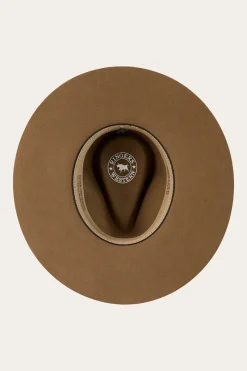 Clearance Ringers Western Rivercrossing Felt Hat - Sand