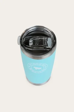 Hot Ringers Western Riverstone Tumbler - Turquoise