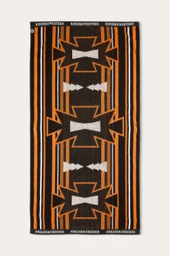 Discount Ringers Western RW Aztec Jacquard Towel - Black