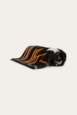 Discount Ringers Western RW Aztec Jacquard Towel - Black
