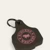 Online Ringers Western RW Floating Key Ring - Black