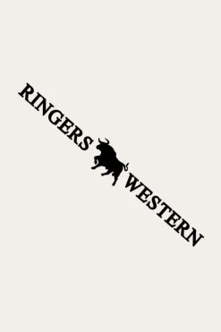 Clearance Ringers Western RW Small Die Cut Sticker
