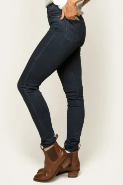 Outlet Ringers Western Sammy Womens High Rise Skinny Leg Jeans - Indigo Blue
