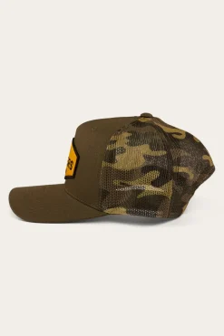 Clearance Ringers Western Scotty Trucker Cap - Military Green/Camo