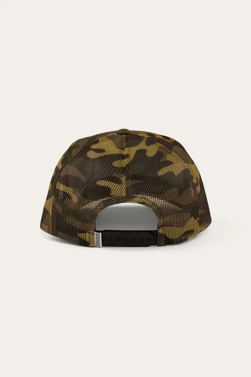 Clearance Ringers Western Scotty Trucker Cap - Military Green/Camo