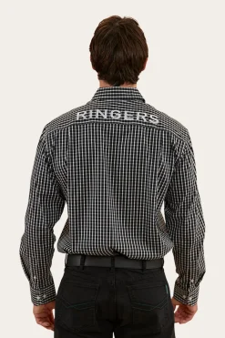 Sale Ringers Western Shelton Mens Dress Shirt - Black