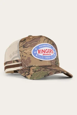 New Ringers Western Shooter Deep Fit Trucker Cap - Camo