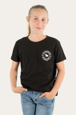 Ringers Western Signature Bull Kids Classic Fit T-Shirt - Black/White