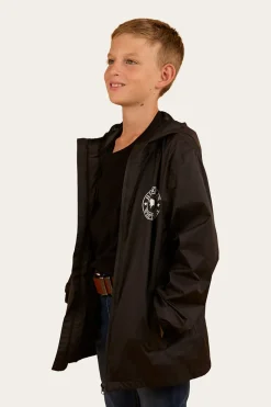 Online Ringers Western Signature Bull Kids Spray Jacket - Black