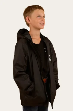 Online Ringers Western Signature Bull Kids Spray Jacket - Black