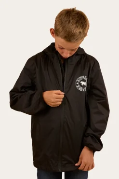 Online Ringers Western Signature Bull Kids Spray Jacket - Black