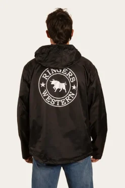 Online Ringers Western Signature Bull Mens Spray Jacket - Black