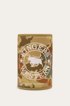 New Ringers Western Signature Bull Stubby Cooler - Camo