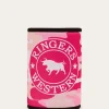 Outlet Ringers Western Signature Bull Stubby Cooler - Pink Camo
