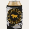 Best Ringers Western Signature Bull Stubby Cooler - Grey Camo