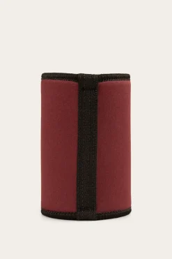 Ringers Western Signature Bull Stubby Cooler - Burgundy