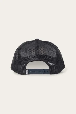 Hot Ringers Western Signature Bull Trucker - Dark Navy/Clay