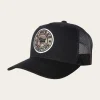 New Ringers Western Signature Bull Trucker Cap - Black/Camo