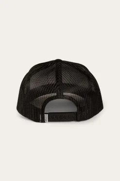 Discount Ringers Western Signature Bull Trucker Cap - Black/Black
