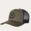 Clearance Ringers Western Signature Bull Trucker Cap - Army/Black