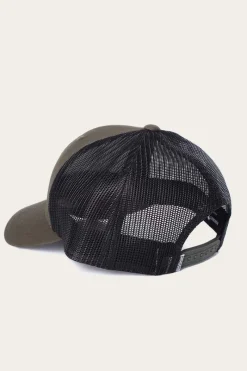 Clearance Ringers Western Signature Bull Trucker Cap - Army/Black