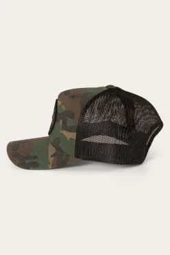 Ringers Western Signature Bull Trucker Cap - Camo/Black