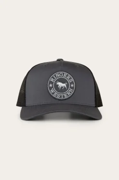 New Ringers Western Signature Bull Trucker Cap - Magnum/Ultimate Grey