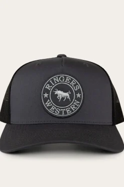 New Ringers Western Signature Bull Trucker Cap - Magnum/Ultimate Grey