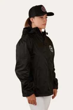 Outlet Ringers Western Signature Bull Womens Spray Jacket - Black