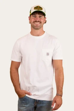 Hot Ringers Western Southbridge Mens Classic Fit T-Shirt - White
