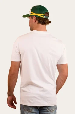 Hot Ringers Western Southbridge Mens Classic Fit T-Shirt - White