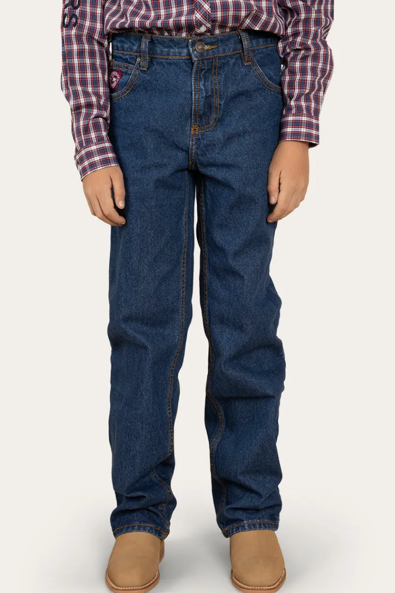 Ringers Western Southwest Kids Relaxed Fit Jean - Mid Wash Blue