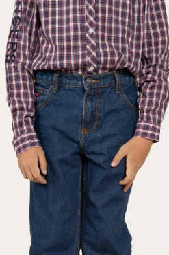 Ringers Western Southwest Kids Relaxed Fit Jean - Mid Wash Blue