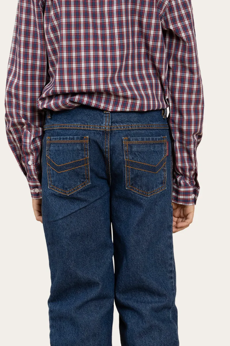 Ringers Western Southwest Kids Relaxed Fit Jean - Mid Wash Blue
