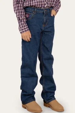 Ringers Western Southwest Kids Relaxed Fit Jean - Mid Wash Blue