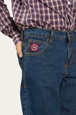 Ringers Western Southwest Kids Relaxed Fit Jean - Mid Wash Blue