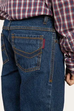 Ringers Western Southwest Kids Relaxed Fit Jean - Mid Wash Blue